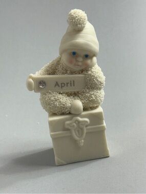 April Baby Figurine Snowbabies Birthstone Diamond Department 56